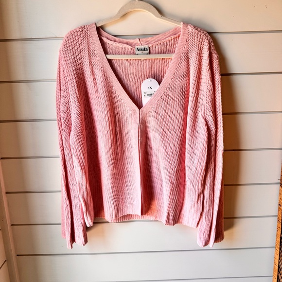 ARULA Sweaters - Arula Pink Cardigan